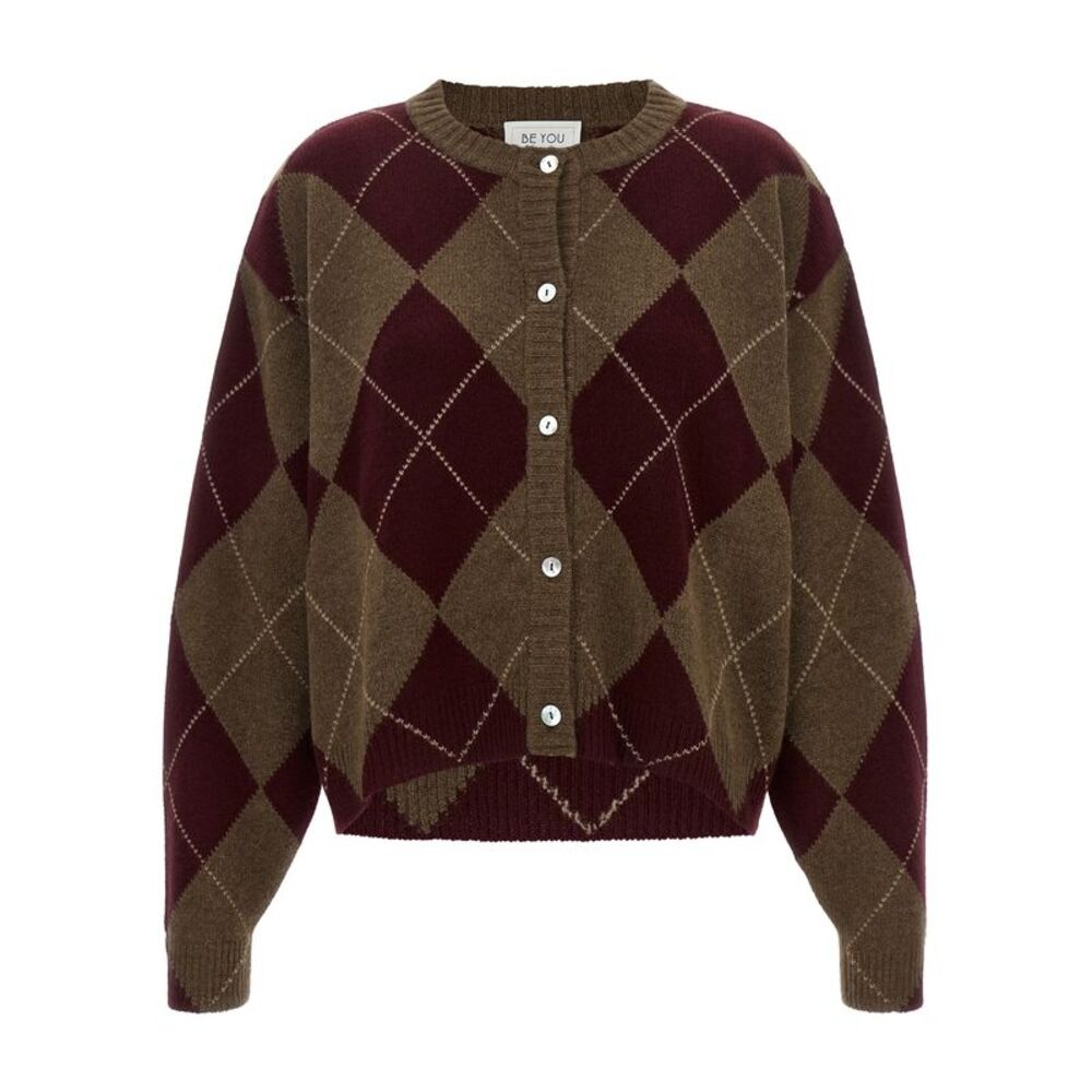 BE YOU Multicolor Cashmere Women's Cardigan